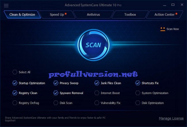 Advanced SystemCare Ultimate Serial Key