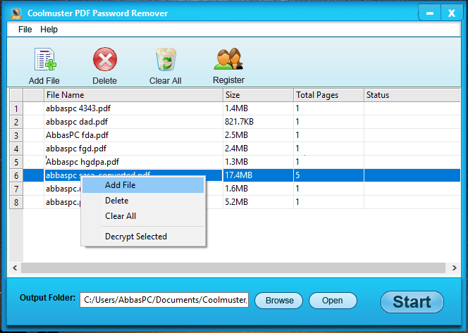 Coolmuster PDF Password Remover Serial Key
