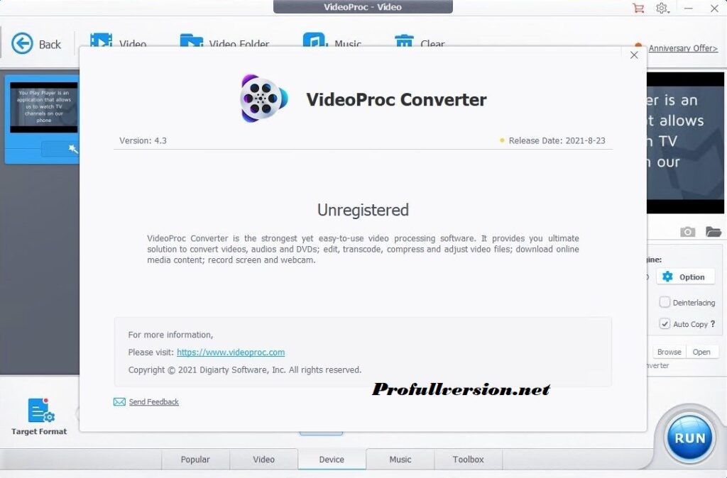 VideoProc License Key